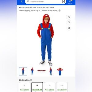 Super Mario Red and Blue Costume